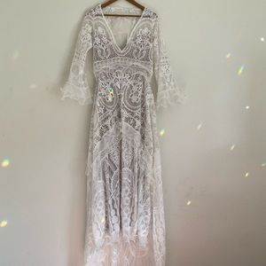 Ruffle Wedding Dress